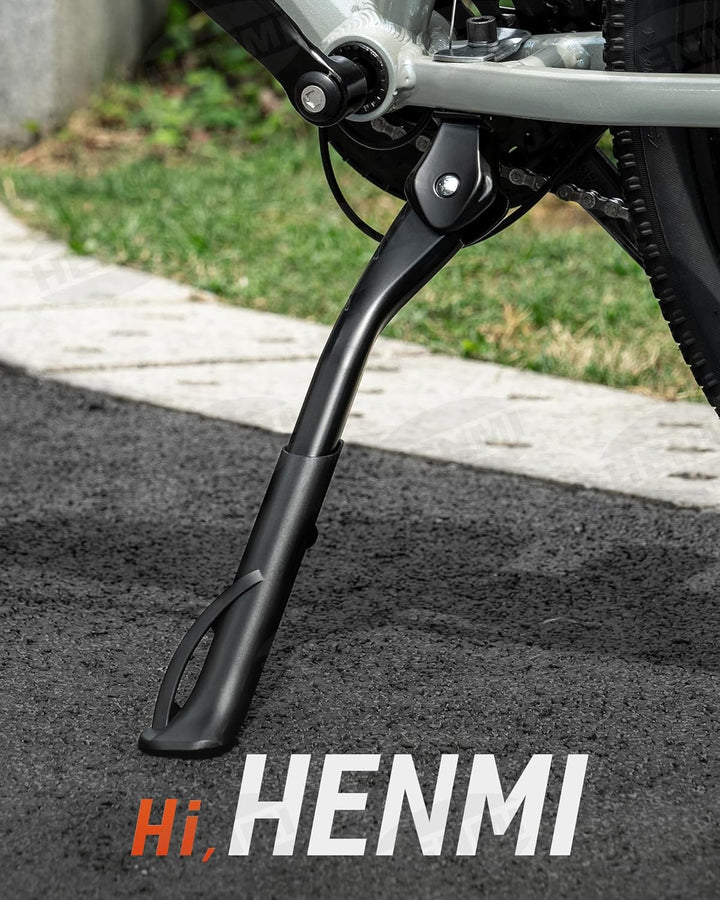 HENMI Fahrradständer 24-29 Zoll Pro+, Höheverstellbar Mittelständer für E-Bike, Montainbike, Trekkingrad, Cityrad, Max Belastung 42kg