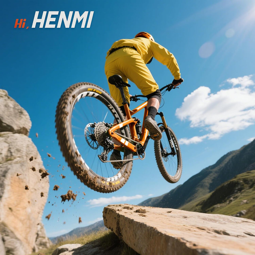 HENMI Fahrrad Sattelstütze mit Sattelklemme,Verstellbar Sattelstange 27.2/31.6mm mit 400 mm Länge für E-Bikes,MTB,Rennrad,Trekking