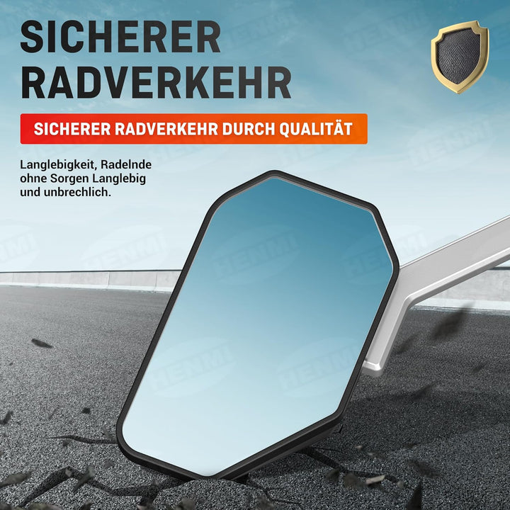 Fahrradrückspiegel für Lenker Drehspiegel Rückspiegel Lenkerspiegel für Fahrrad rennrad Mountainbikes radfahrer (Mechanisches Design-Modell)