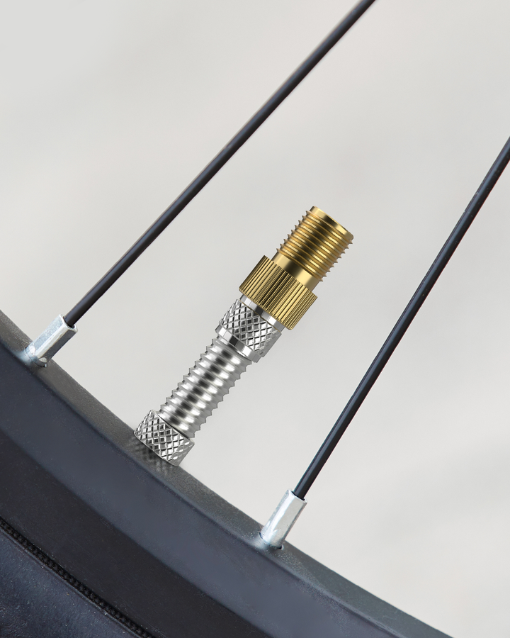 Fahrradventil Adapter 2er mit Dichtring, DV SV auf AV, Adapter Französisches Ventil,Adapter Fahrradventil auf Autoventil, Sclaverand Dunlopventil auf Auto Autoventil Adapter, Ventiladapter Fahrrad.