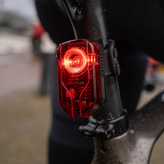 HENMI USB wiederaufladbare Fahrradlampe StVZO Elektrofahrrad-Rücklicht wasserdicht