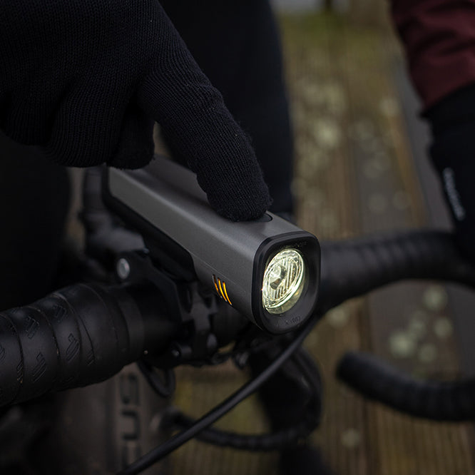 HENMI 40 LUX USB wiederaufladbare Fahrradlampe, StVZO Elektrofahrradvorderlicht, OSRAM LED, wasserdicht