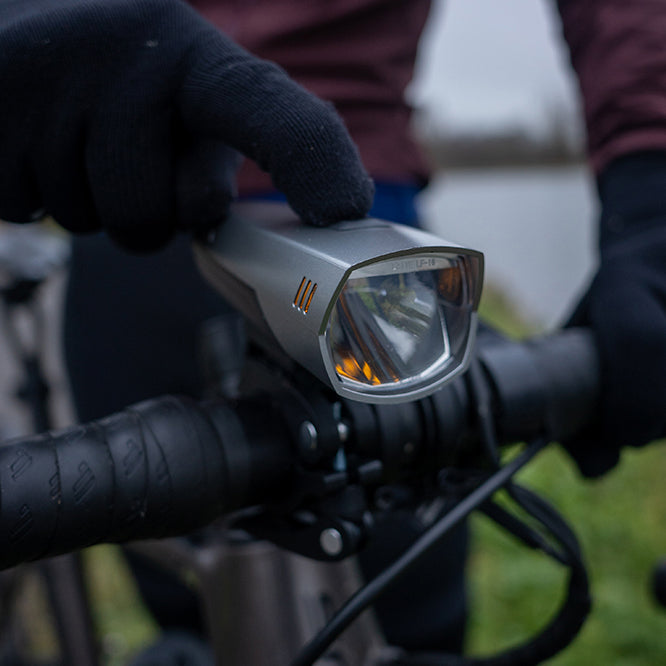 HENMI 30LUX USB wiederaufladbare Fahrradlampe StVZO E-Bike-Frontlicht OSRAM LED wasserdicht