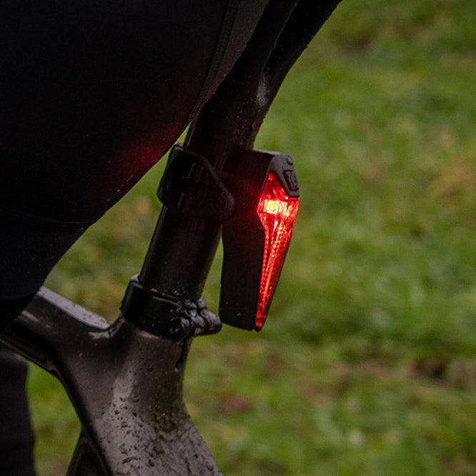 HENMI USB wiederaufladbare Fahrradlampe Elektrofahrrad-Rücklicht wasserdicht