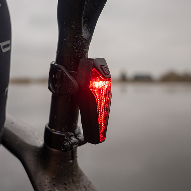 HENMI USB wiederaufladbare Fahrradlampe Elektrofahrrad-Rücklicht wasserdicht