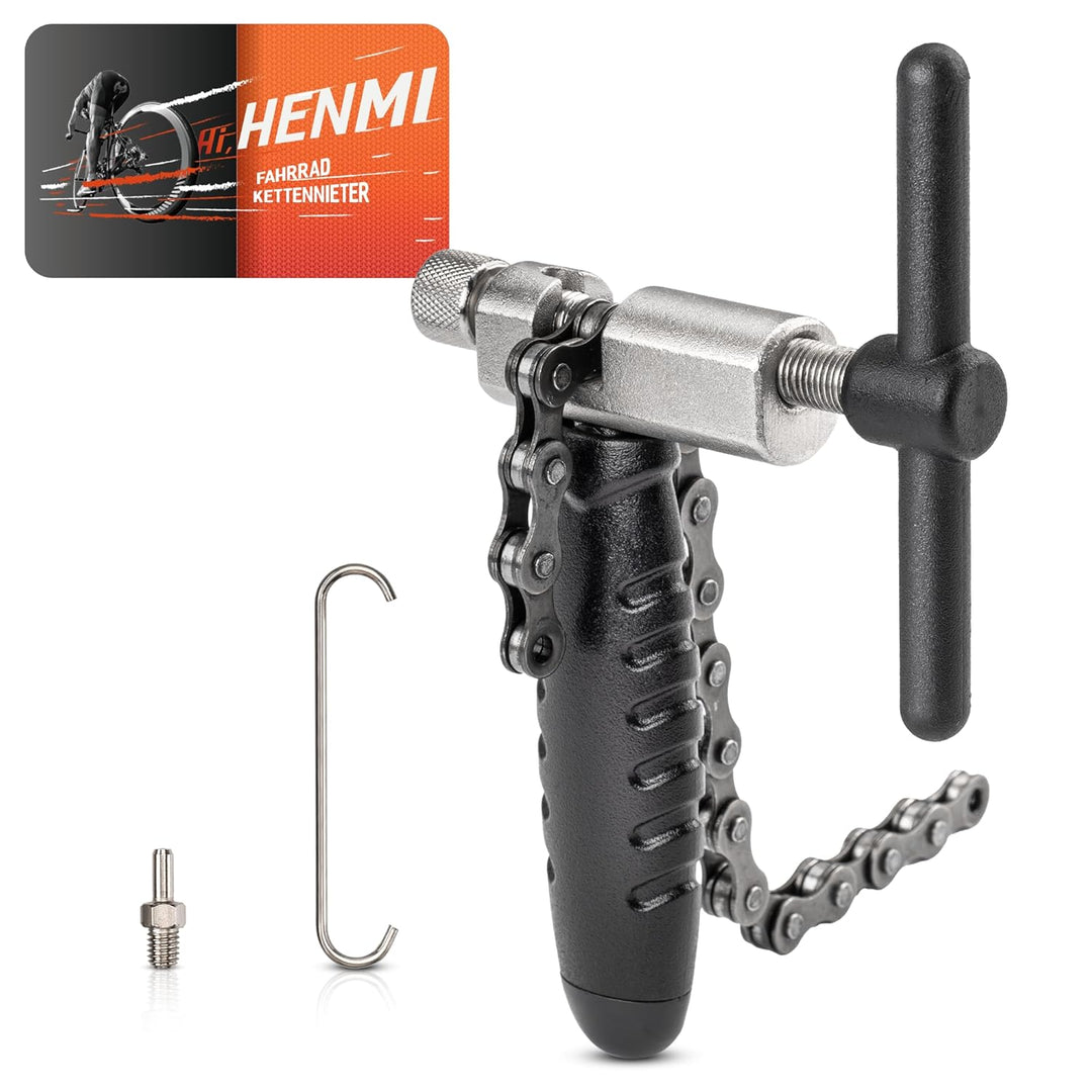 HENMI Kettennieter Fahrrad für 6-12 Fach Fahrradkette Reparatur, Entfernen und Anbringen Fahrrad Ketten für Mountainbike, Citybike, Rennräder