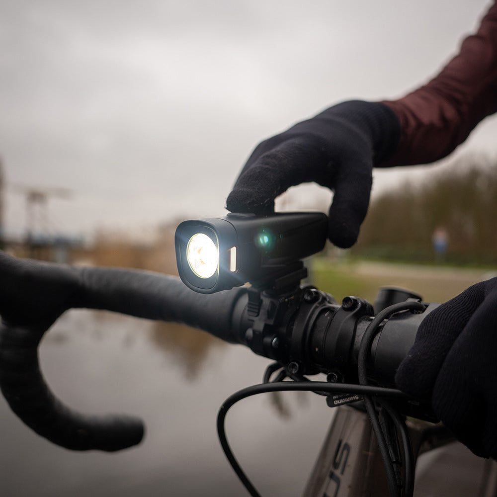 HENMI 40 LUX USB wiederaufladbare Fahrradleuchte StVZO Elektrofahrrad-Frontlicht OSRAM LED