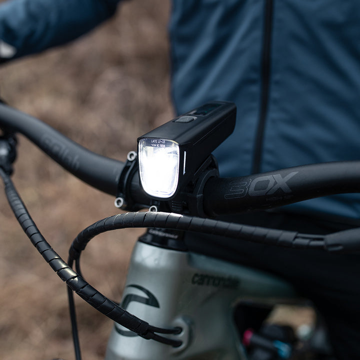 HEMMI 100LUX USB wiederaufladbare Fahrradlampe StVZO Elektrofahrrad-Frontlicht OSRAM LED wasserdicht